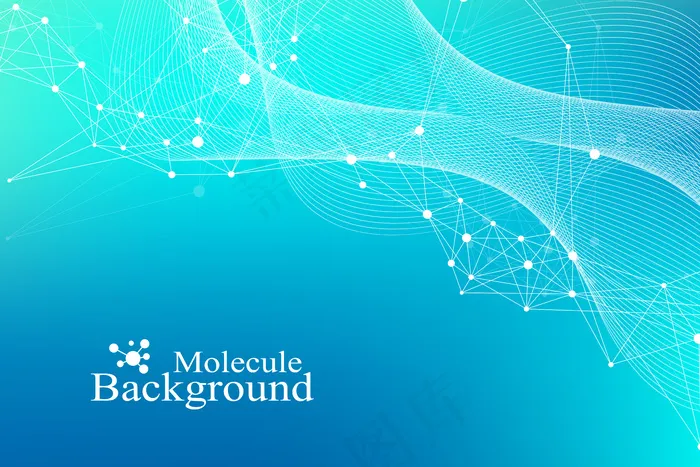 大基因组数据可视化。 dna 螺旋、dna 链、dna 测试。分子或原子，神经元。科学或医学背景的抽象结构，横幅banner。eps,ai矢量模版下载