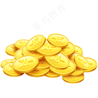 金币堆金币金钱黄金