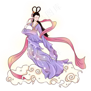 古装神话嫦娥素材
