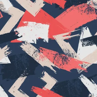 抽象不同颜色的笔画图案