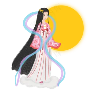 古典嫦娥人物素材元素