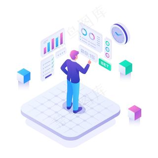 等轴测时间管理概念说明