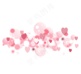 情人节粉色气泡装饰