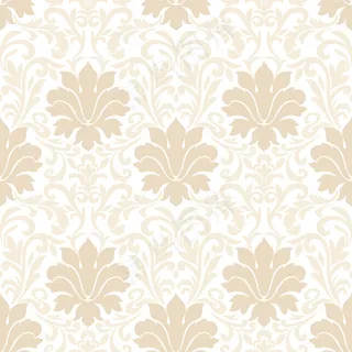 锦缎无缝图案。古典奢华的老式锦缎装饰，皇家维多利亚无缝纹理壁纸，纺织品，包装。