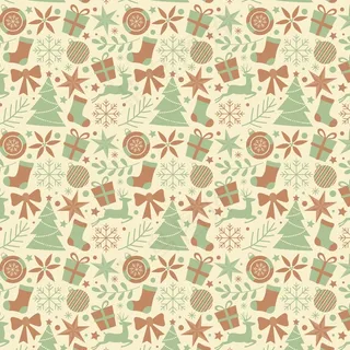复古圣诞图案 复古圣诞图案