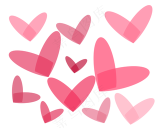 七夕节爱心配图