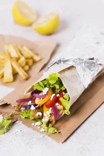 阿拉伯烤肉串三明治