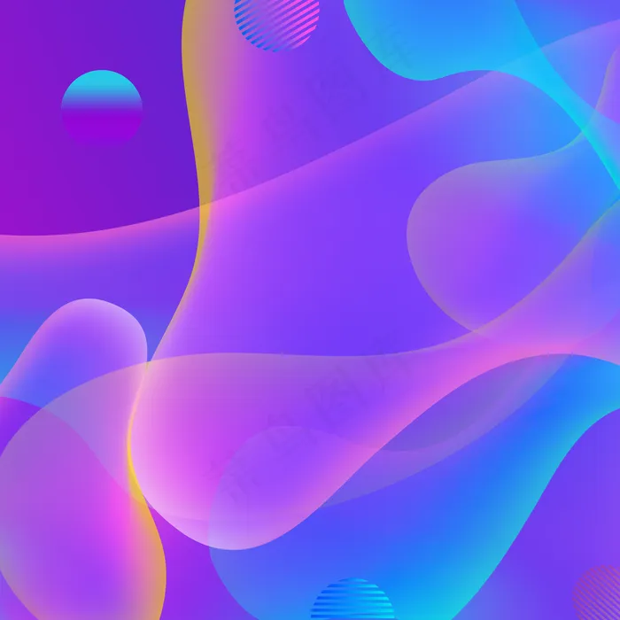 电商流体渐变(2000X2000(DPI:300))psd模版下载