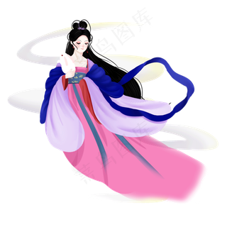 中秋节传统古典嫦娥