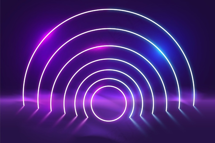 抽象霓虹灯背景