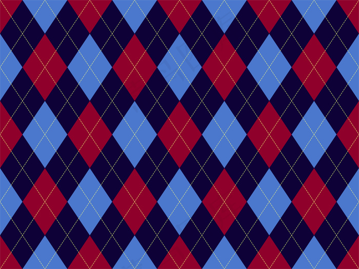 菱形花纹无缝。织物纹理背景。经典阿吉尔饰品