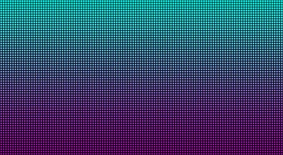 Led显示屏。像素纹理。数字显示。插图