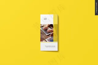 三折页小册子模型样机