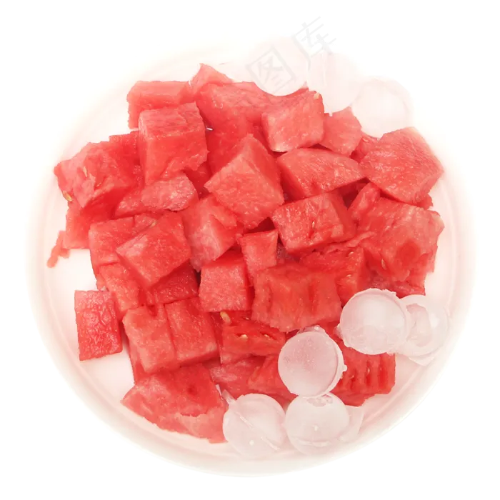 西瓜夏日冰镇水果盘(2000X2000(DPI:300))