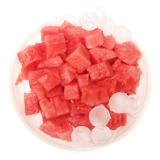 西瓜夏日冰镇水果盘