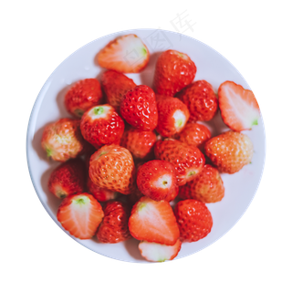 一盘草莓