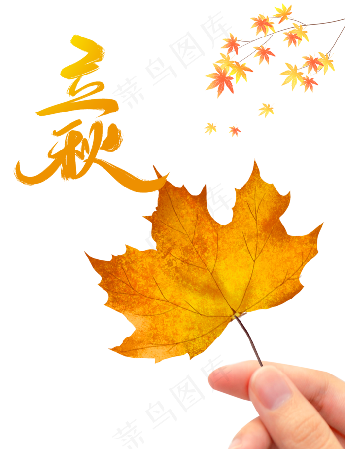 二十四节气立秋(2000X2600(DPI:150))psd模版下载