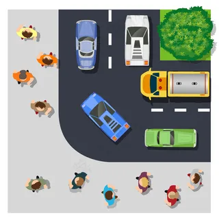 上面的俯视图是一张地图