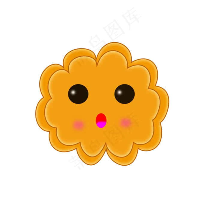 中秋节卡通月饼(2000X2000(DPI:300))psd模版下载