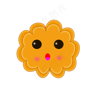 中秋节卡通月饼