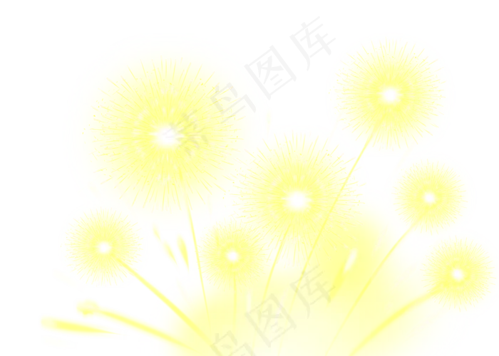 新年绚烂烟火(2800X2000(DPI:300))psd模版下载