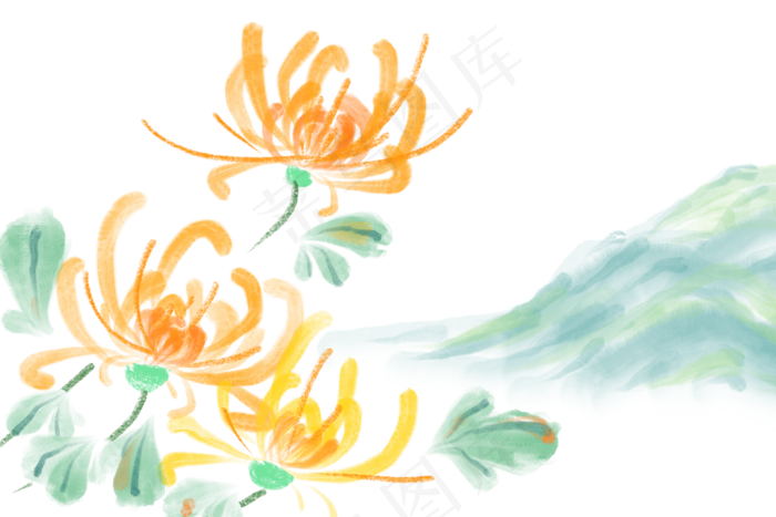 重阳节登山赏菊(1536X1024(DPI:300))psd模版下载