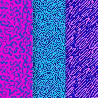 圆形线条图案系列