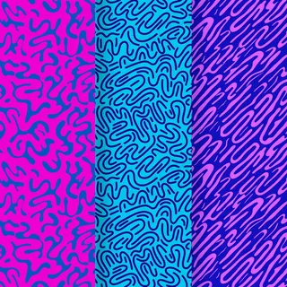 圆形线条图案系列