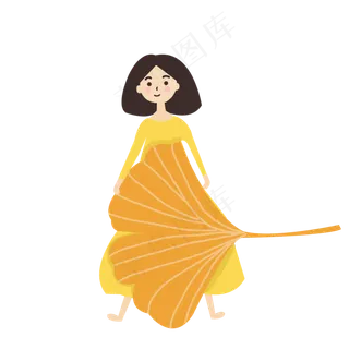 唯美立秋节气设计素材