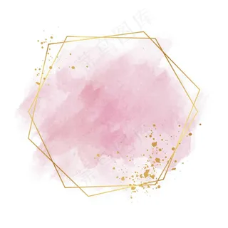 奢华粉彩金框