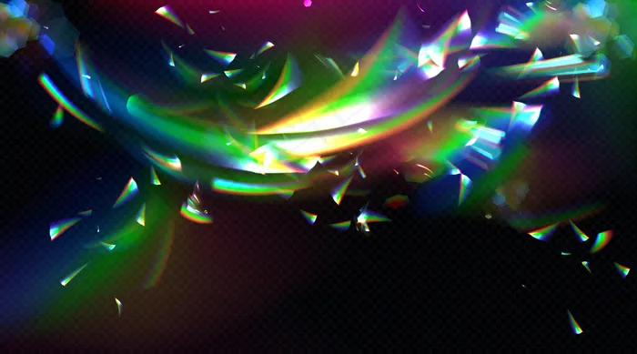 棱镜耀斑反射背景eps,ai矢量模版下载