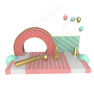 电商展台小舞台