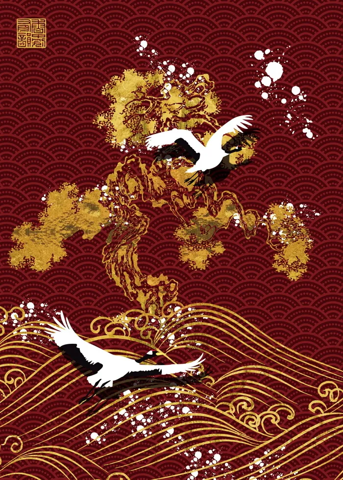 中国风背景 古典背景psd模版下载