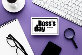 老板节概念俯视图