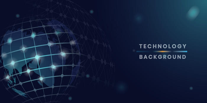 蓝球未来主义技术背景向量