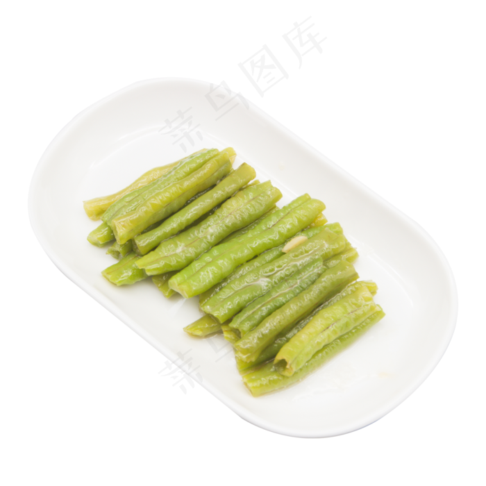 绿色煮熟豆角(2000*2000px 300 dpi )