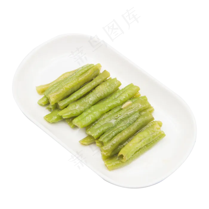 绿色煮熟豆角(2000*2000px 300 dpi )