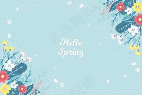 花卉迎春概念 花卉迎春概念