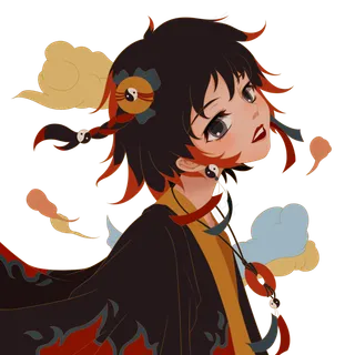 国潮二次元少女