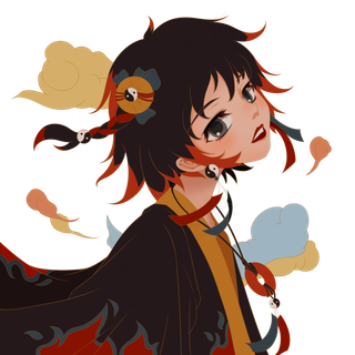 国潮二次元少女