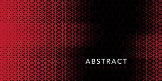 三角形图案背景六边形