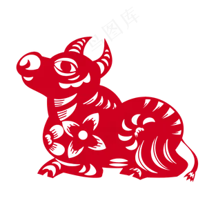 牛年大吉剪纸