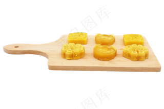 中秋节黄色月饼