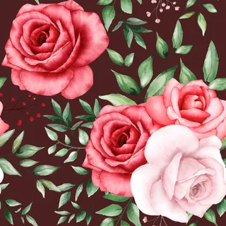 与栗色花浪漫无缝模式