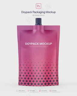 Doypack包装顶部喷口模型样机
