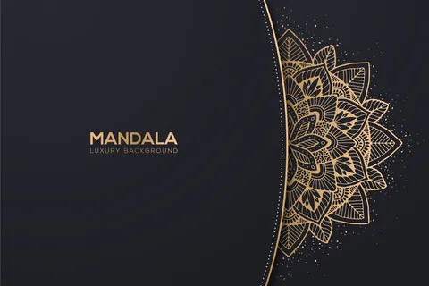 豪华曼荼罗背景