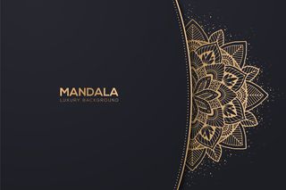 豪华曼荼罗背景