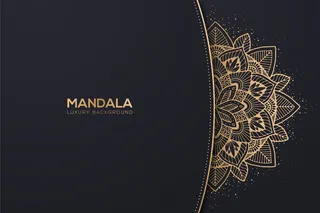 豪华曼荼罗背景