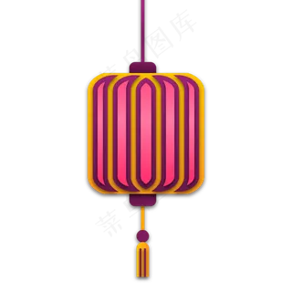 中秋节剪纸灯笼装饰