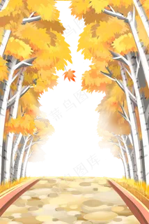 秋天主题边框设计